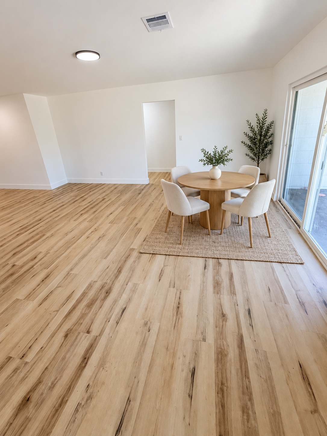 Dining and living area