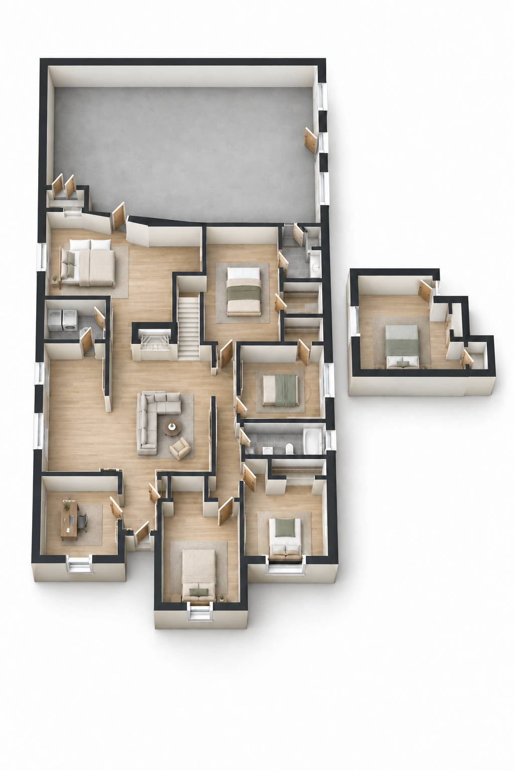 Illustrative 3D layout — 14103 Waterville Way